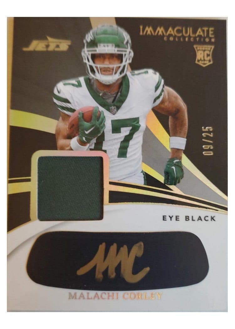 2024 Panini Immaculate Collection Immaculate Rookie Eye Black Jersey Malachi Corley #11 card