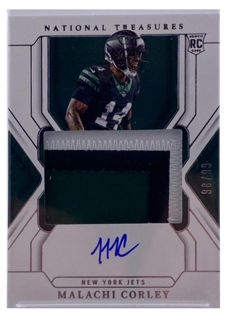 2024 Panini National Treasures Base Set Malachi Corley #166 card