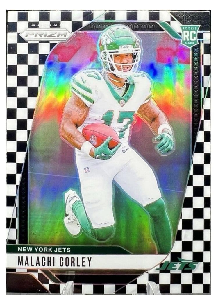 2024 Panini Prizm Base Set Malachi Corley Black White Checker #369 card