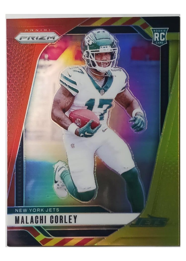 2024 Panini Prizm Base Set Malachi Corley Red Yellow #369 card