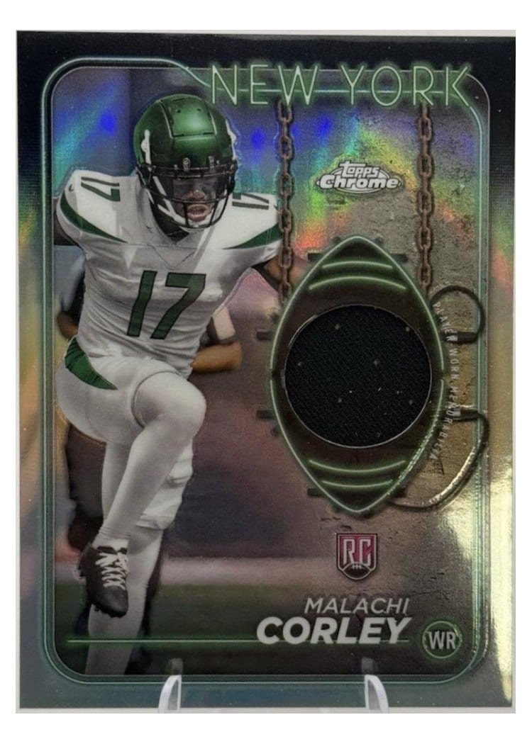 2024 Topps Chrome Topps Chrome Rookie Relics Malachi Corley #CRR-MC card