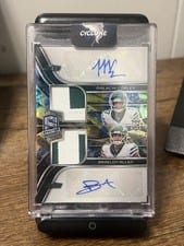 2024 Panini Spectra Dual Patch Autographs (Hyper) Malachi Corley / Braelon Allen #DPA-NYJ card