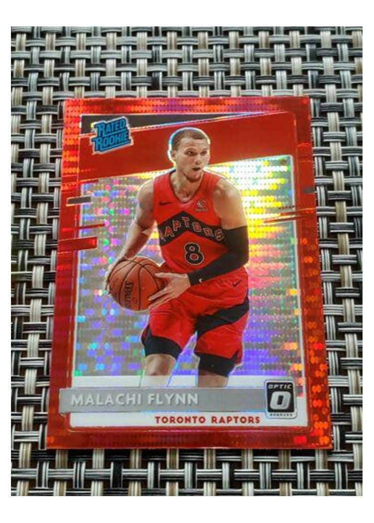 2020-21 Donruss Optic Base Set Malachi Flynn Red Pulsar #179 card