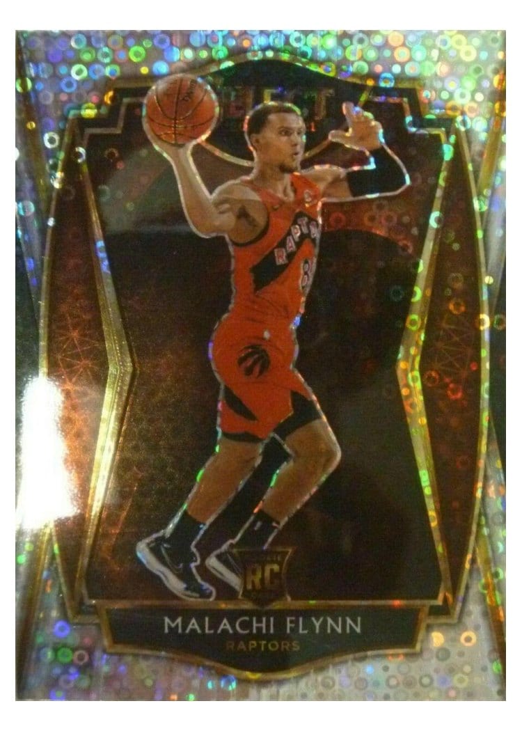 2020-21 Panini Select Base Set Malachi Flynn Disco Prizm #170 card