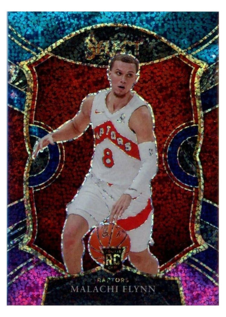 2020-21 Panini Select Base Set Malachi Flynn Cosmic #89 card