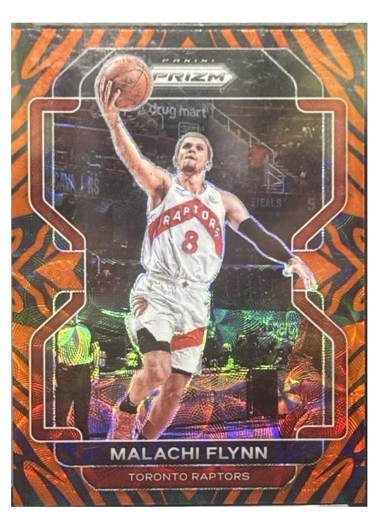 2021-22 Panini Prizm Base Set Malachi Flynn #111 card