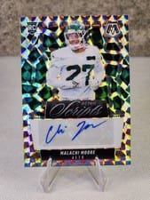 2025 Panini Mosaic Rookie Scripts Malachi Moore #RS-MME card