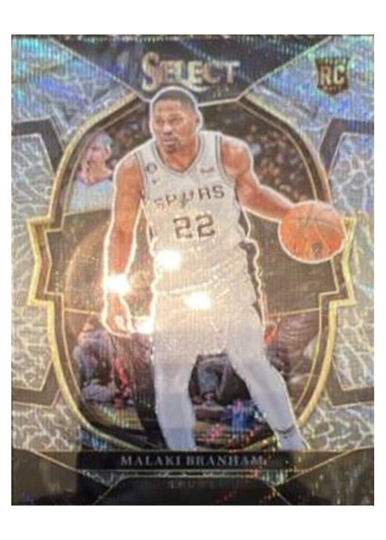 2022-23 Panini Select Base Set Malaki Branham #95 card