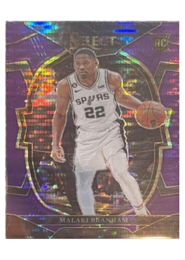 2022-23 Panini Select Base Set Malaki Branham #95 card
