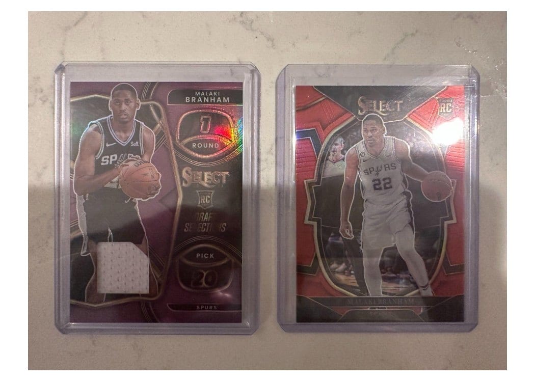 2022-23 Panini Select Base Set Malaki Branham #95 card
