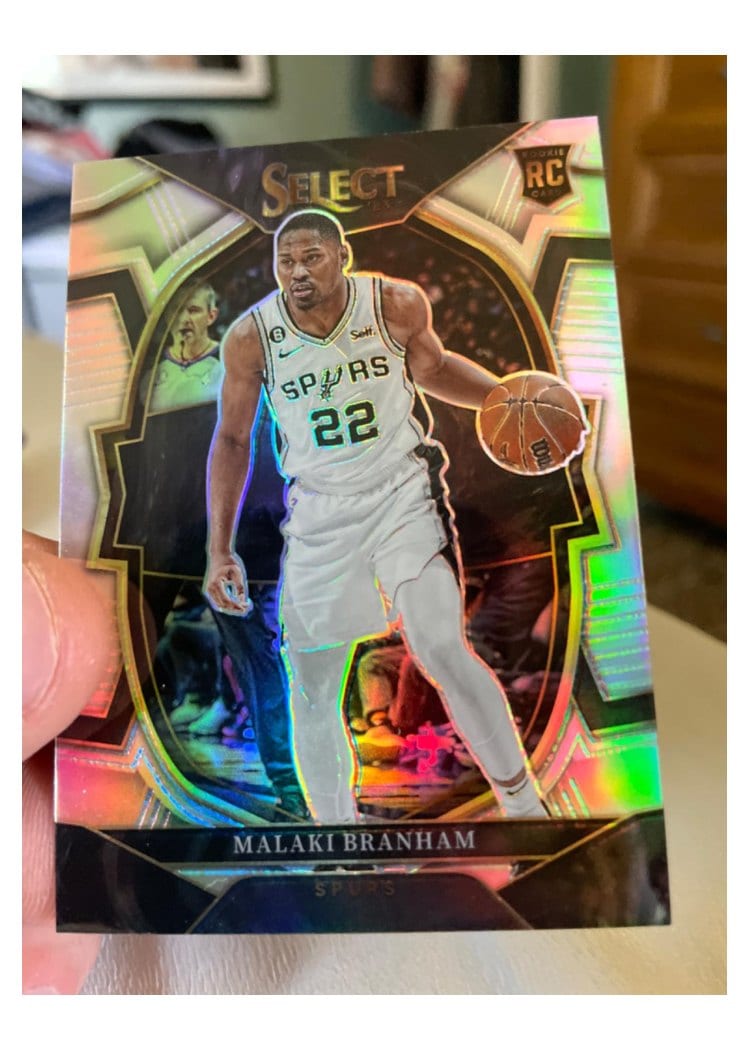 2022-23 Panini Select Base Set Malaki Branham #95 card