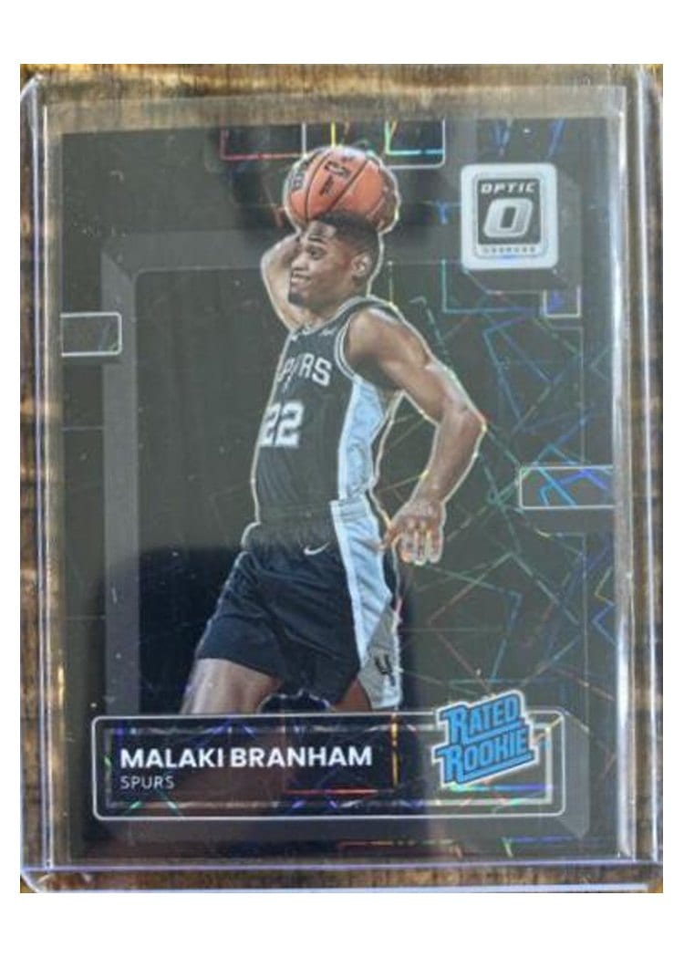 2022 Panini Donruss Optic Malaki Branham Black Velocity #222 card