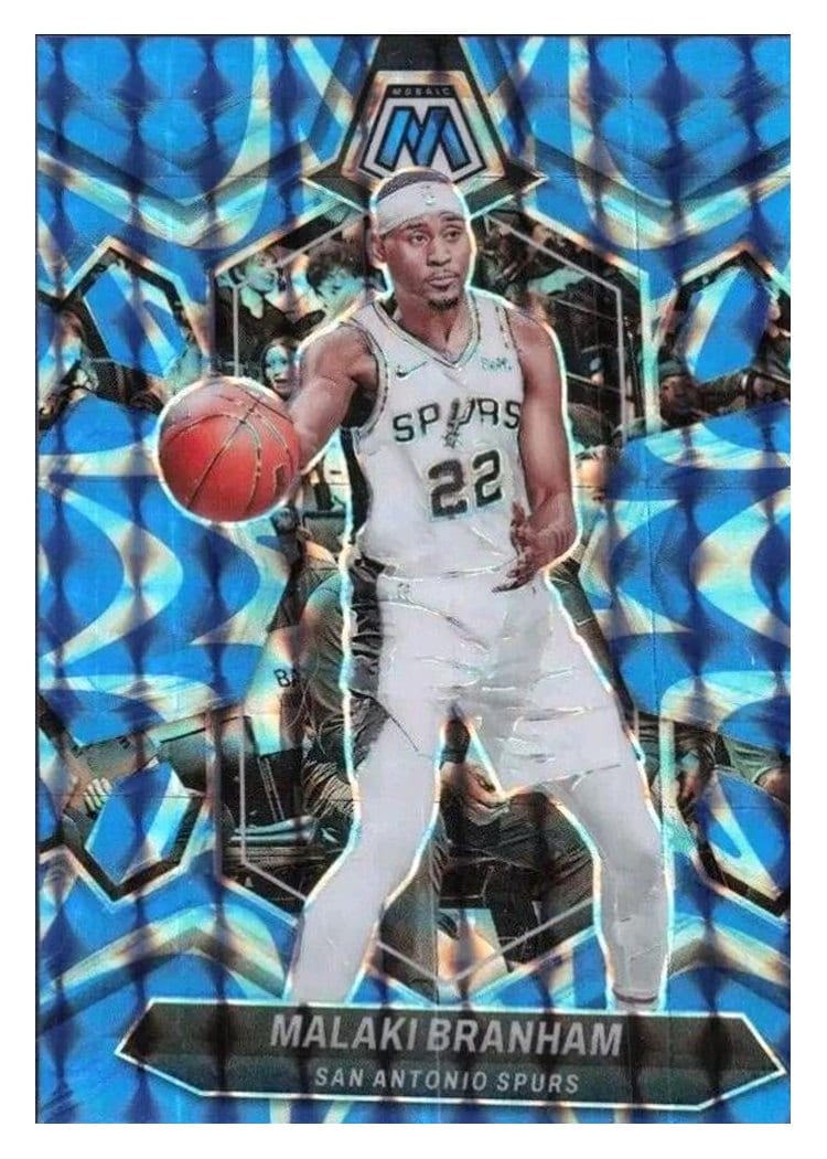 2023-24 Panini Mosaic Base Set Malaki Branham #102 card