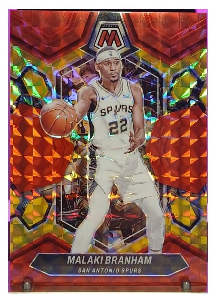 2023-24 Panini Mosaic Base Set Malaki Branham #102 card