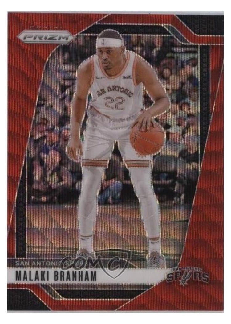 2024-25 Panini Prizm Base Set Malaki Branham #209 card