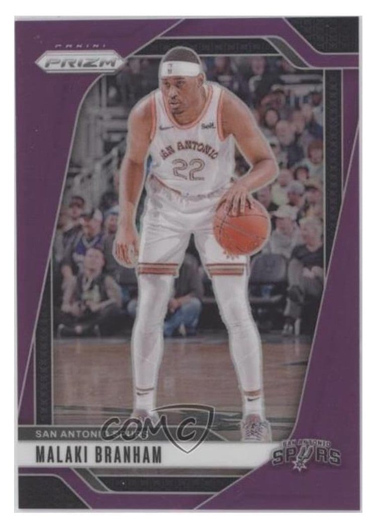 2024-25 Panini Prizm Base Set Malaki Branham #209 card