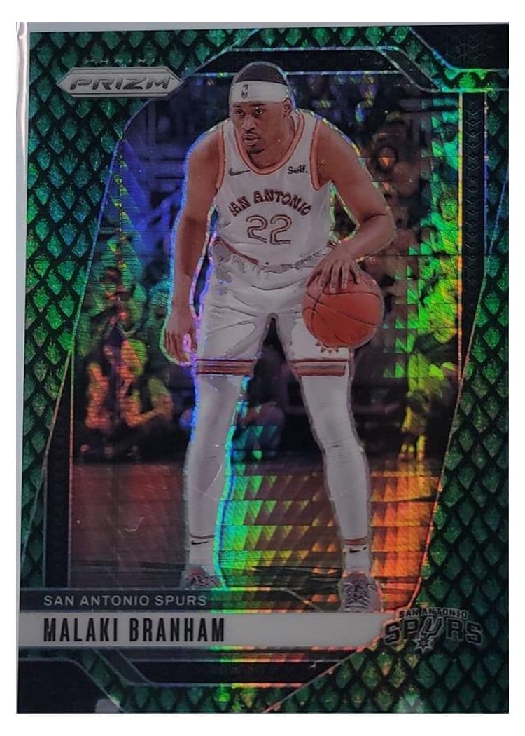 2024-25 Panini Prizm Base Set Malaki Branham #209 card