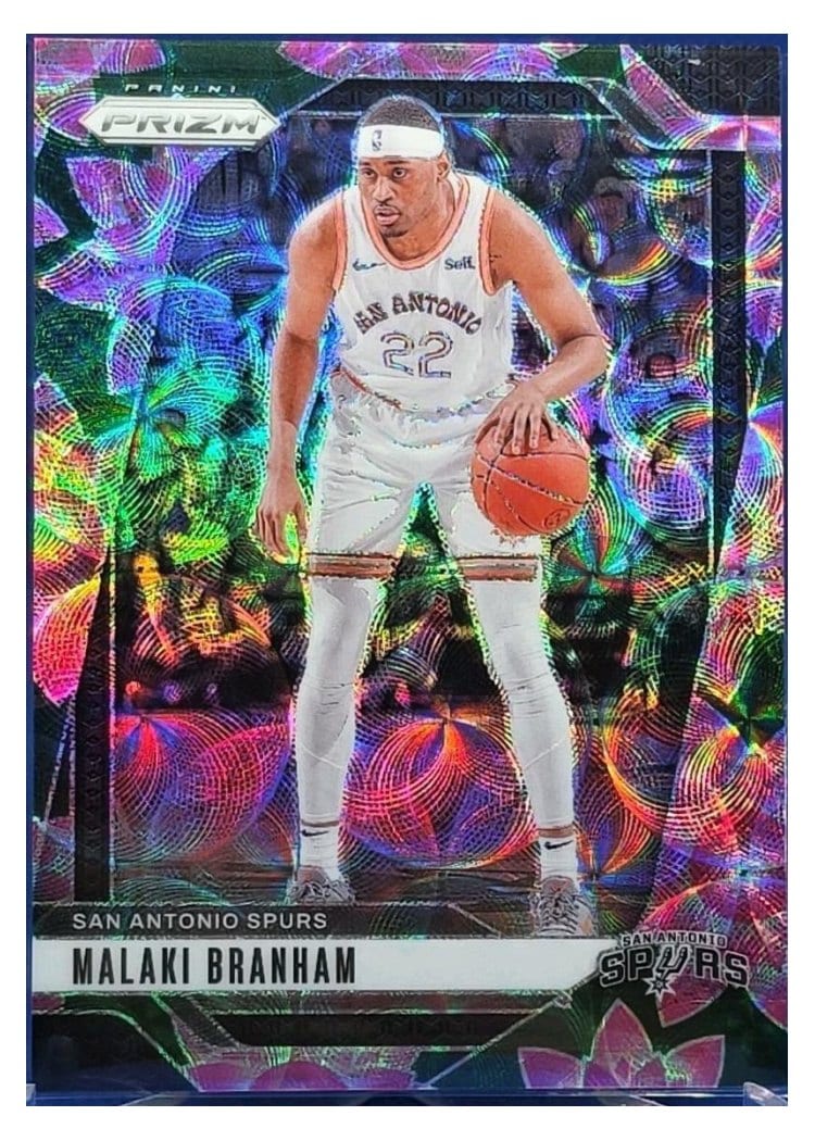 2024-25 Panini Prizm Base Set Malaki Branham #209 card