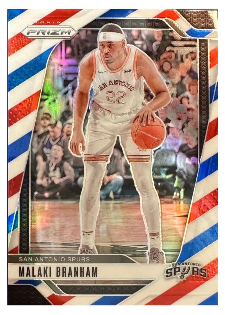 2024-25 Panini Prizm Base Set Malaki Branham #209 card