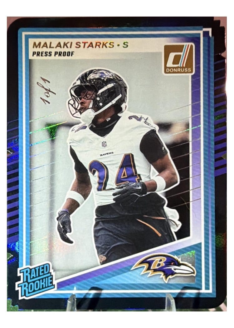 2025 Donruss Base Set Malaki Starks #346 card