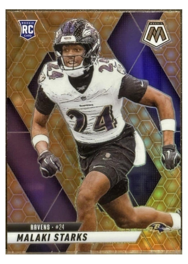 2025 Panini Mosaic Base Set Malaki Starks #347 card