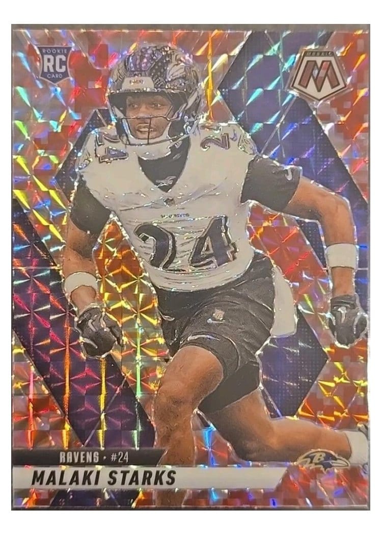 2025 Panini Mosaic Base Set Malaki Starks #347 card