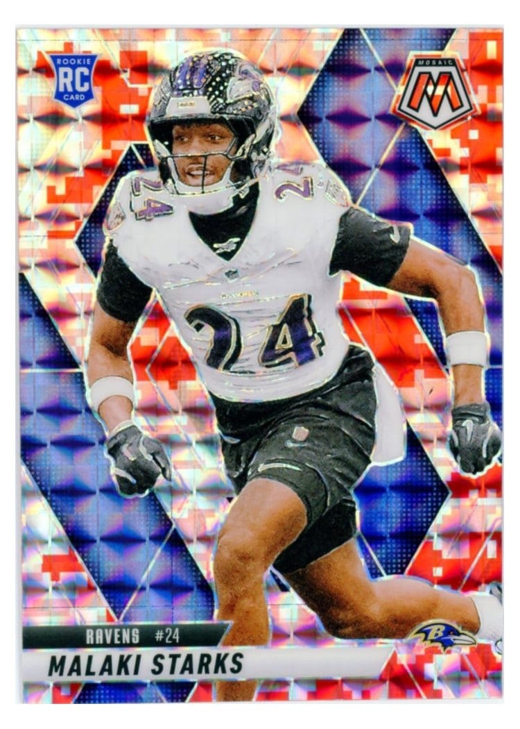 2025 Panini Mosaic Base Set Malaki Starks #347 card