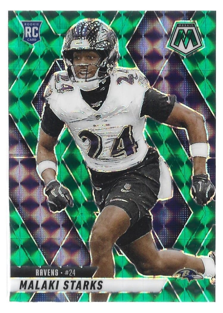 2025 Panini Mosaic Base Set Malaki Starks #347 card