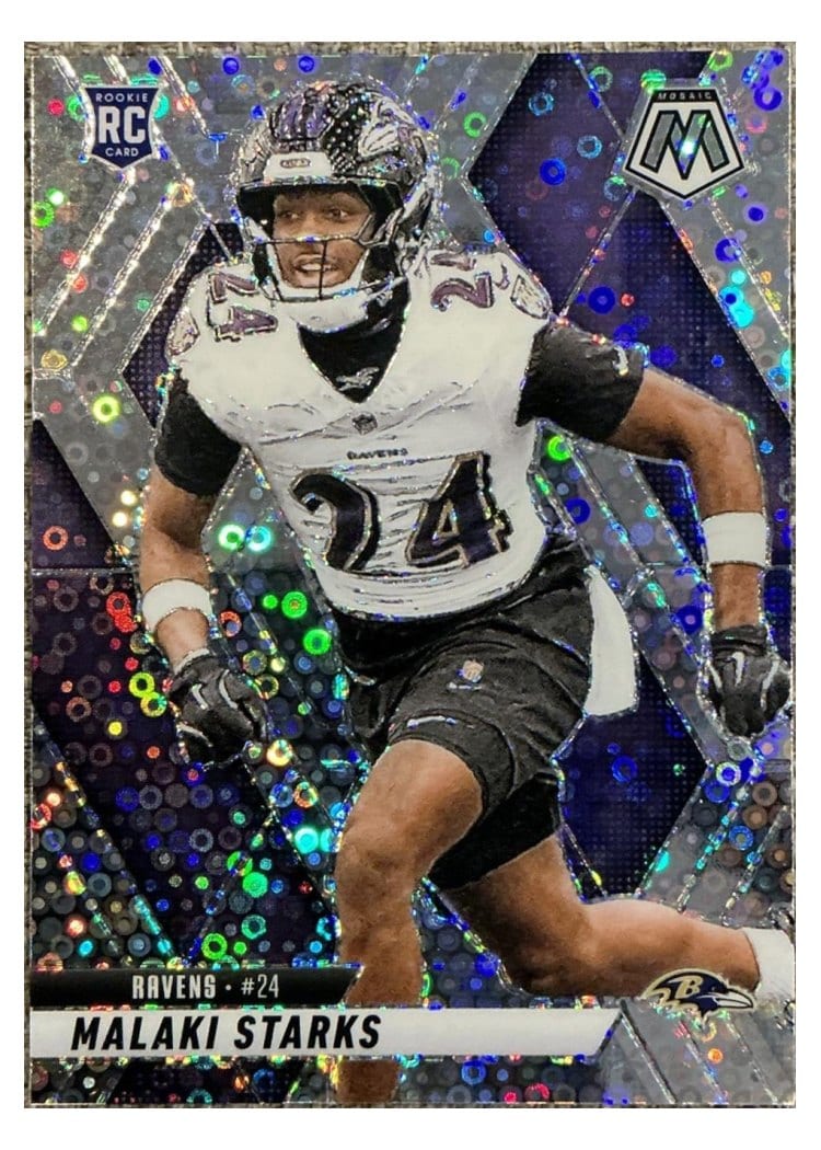 2025 Panini Mosaic Base Set Malaki Starks #347 card