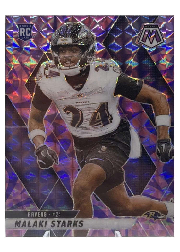2025 Panini Mosaic Base Set Malaki Starks #347 card