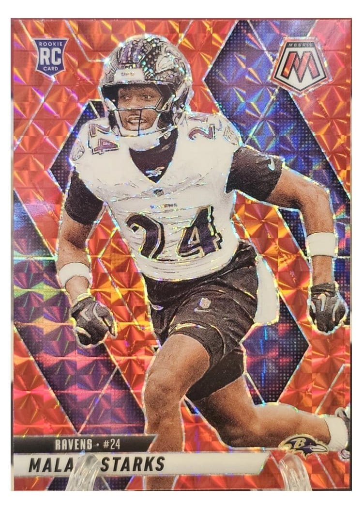 2025 Panini Mosaic Base Set Malaki Starks #347 card