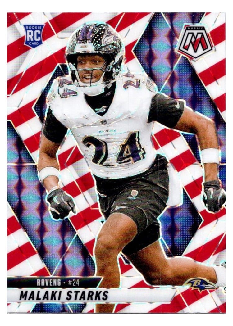 2025 Panini Mosaic Base Set Malaki Starks #347 card