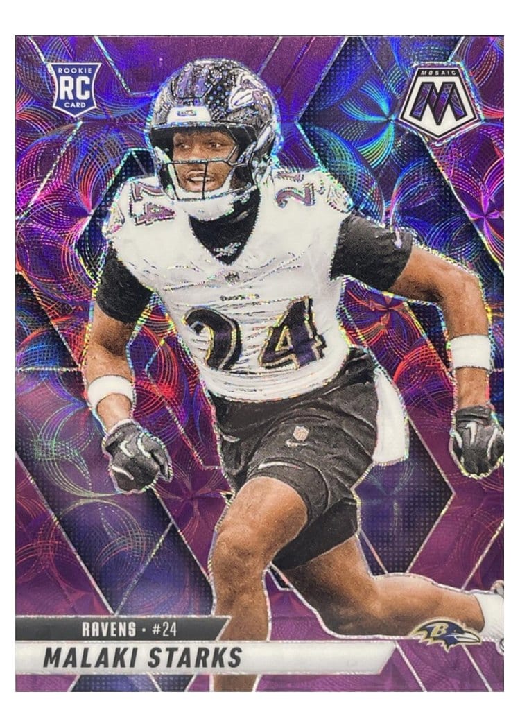 2025 Panini Mosaic Base Set Malaki Starks #347 card