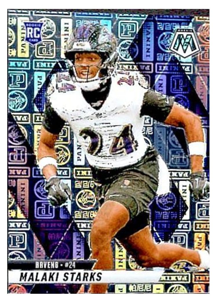 2025 Panini Mosaic Base Set Malaki Starks #347 card