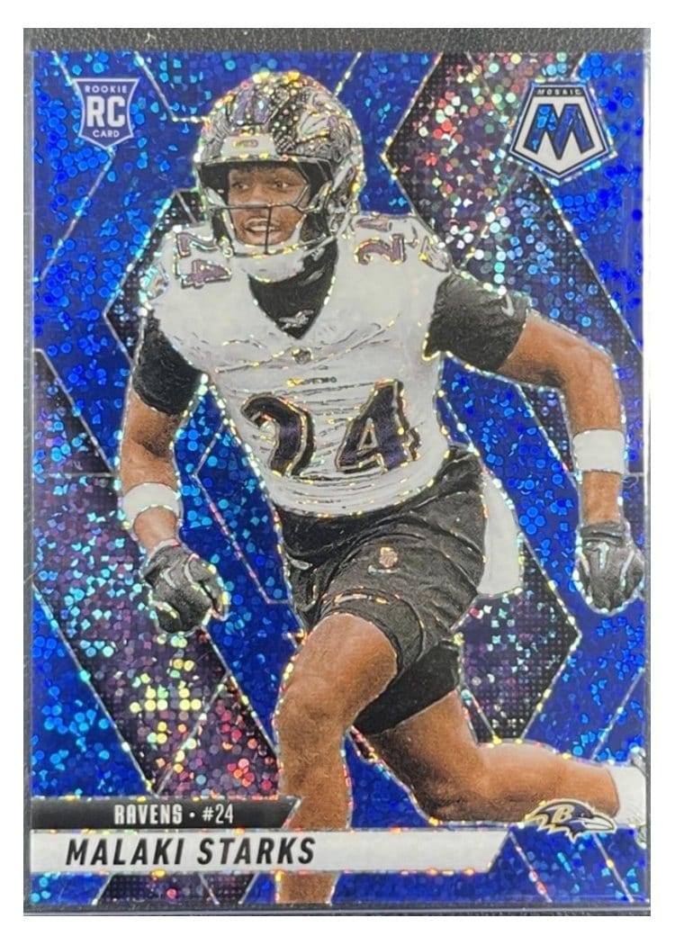 2025 Panini Mosaic Base Set Malaki Starks #347 card