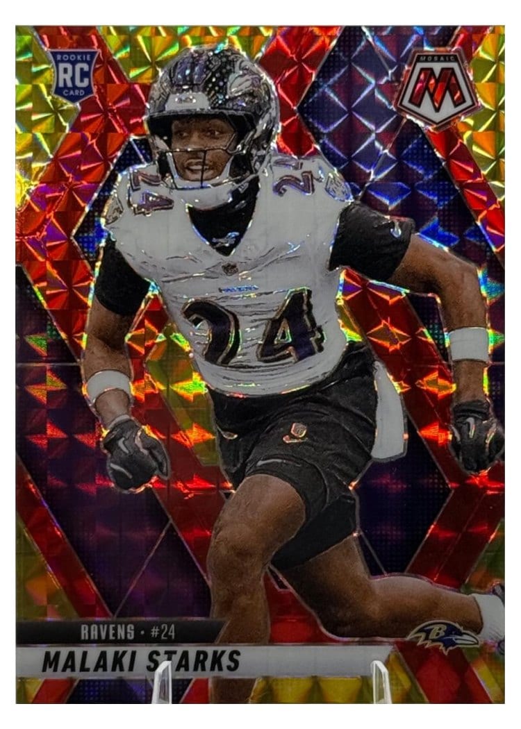 2025 Panini Mosaic Base Set Malaki Starks #347 card