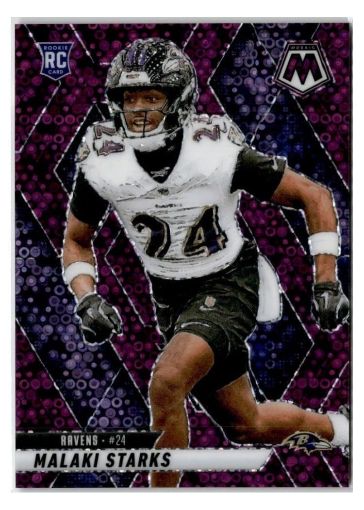 2025 Panini Mosaic Base Set Malaki Starks #347 card