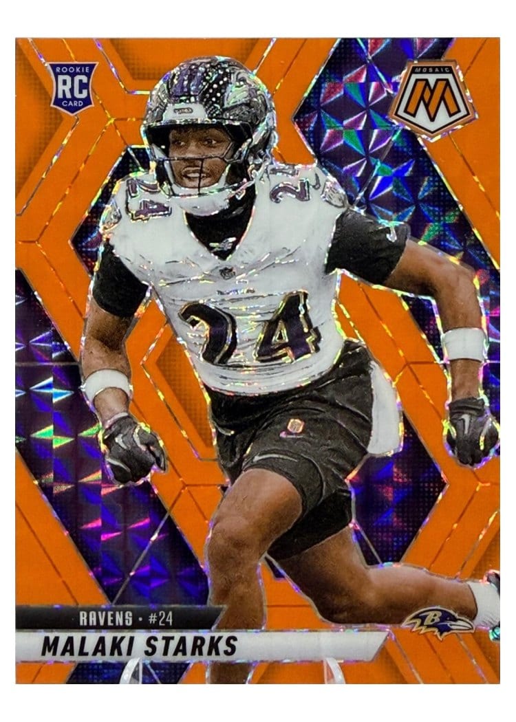 2025 Panini Mosaic Base Set Malaki Starks #347 card