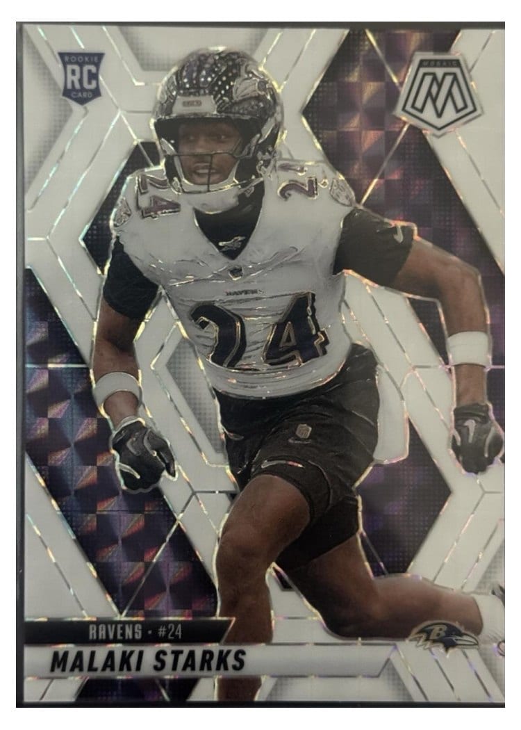 2025 Panini Mosaic Base Set Malaki Starks #347 card