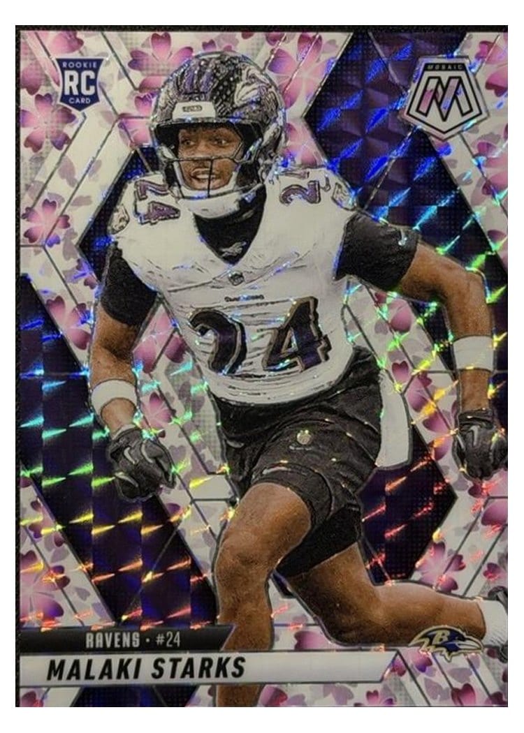 2025 Panini Mosaic Base Set Malaki Starks #347 card