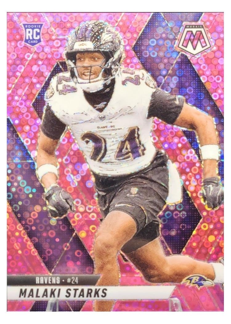 2025 Panini Mosaic Base Set Malaki Starks #347 card