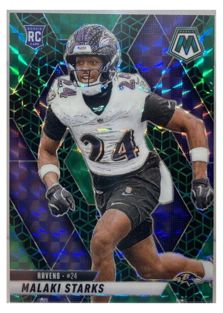2025 Panini Mosaic Base Set Malaki Starks #347 card