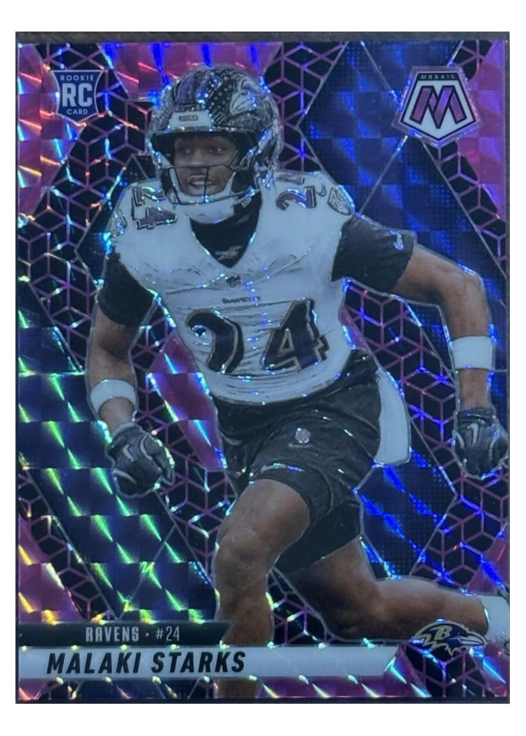 2025 Panini Mosaic Base Set Malaki Starks #347 card