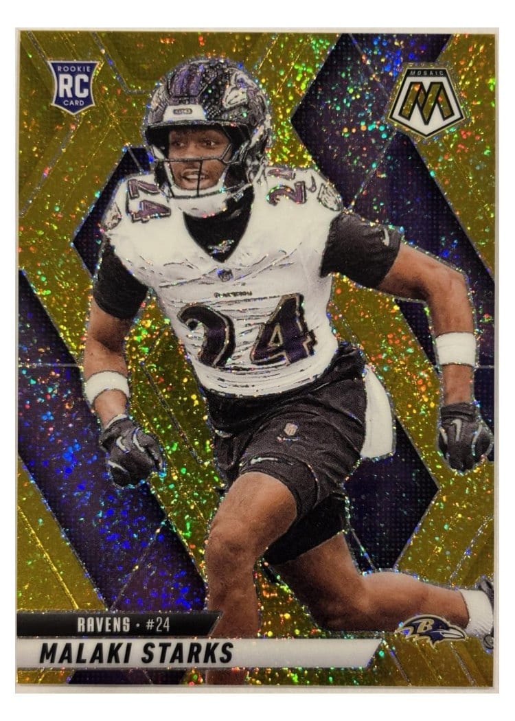 2025 Panini Mosaic Base Set Malaki Starks #347 card