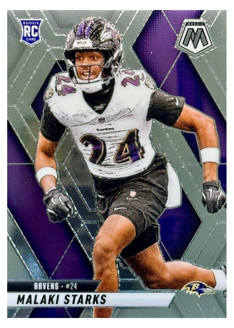 2025 Panini Mosaic Base Set Malaki Starks #347 card