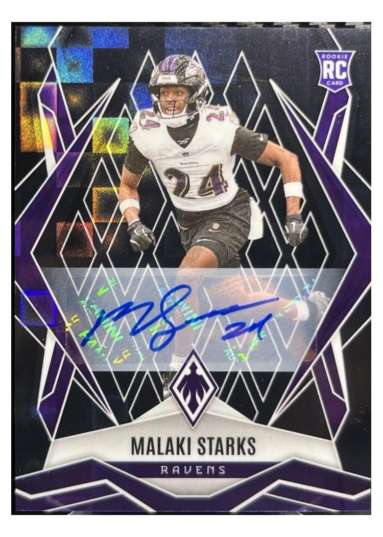 2025 Panini Phoenix Base Set Malaki Starks #195 card