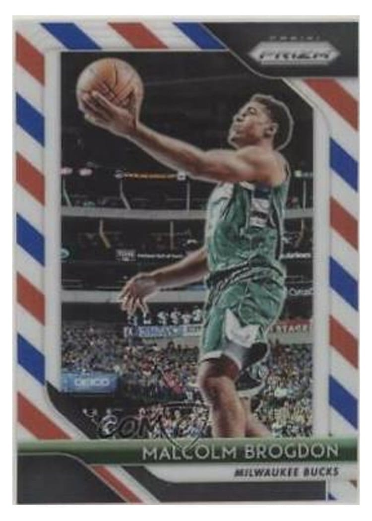 2018-19 Panini Prizm Base Set Malcolm Brogdon #276 card