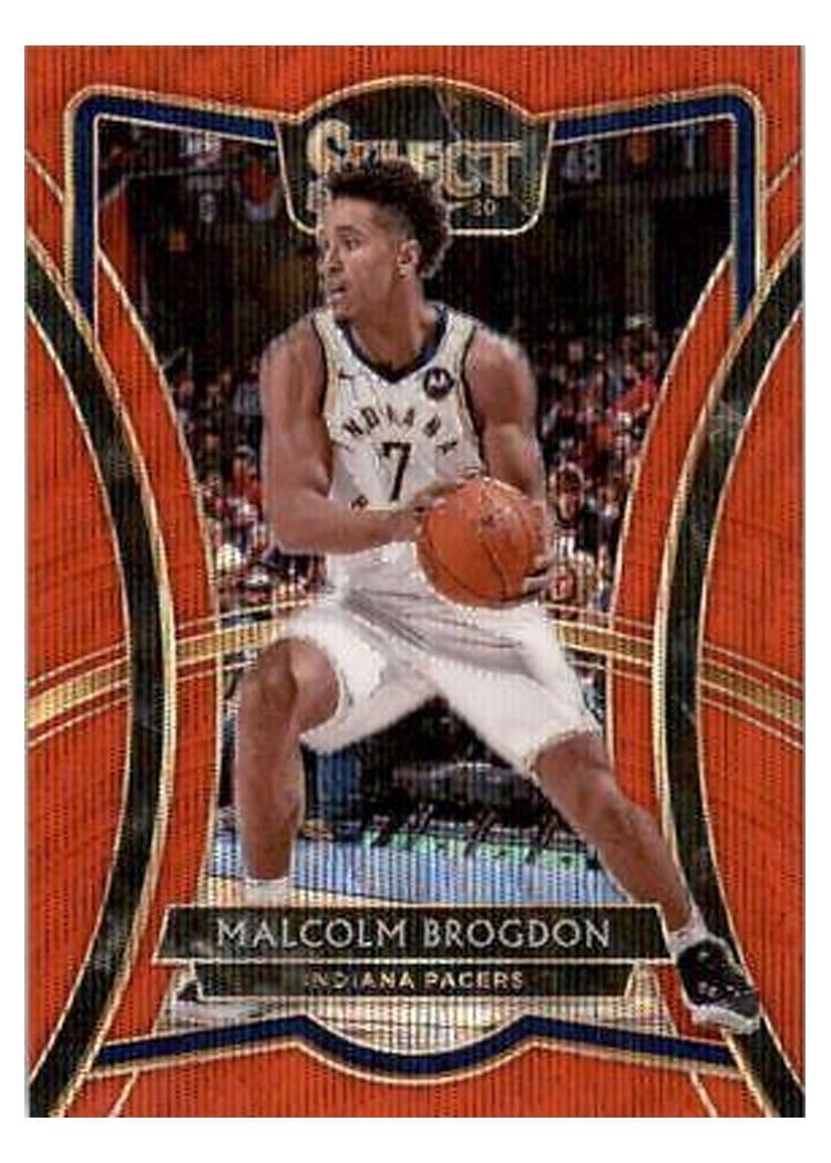 2019-20 Panini Select Base Set Malcolm Brogdon Red Wave #115 card