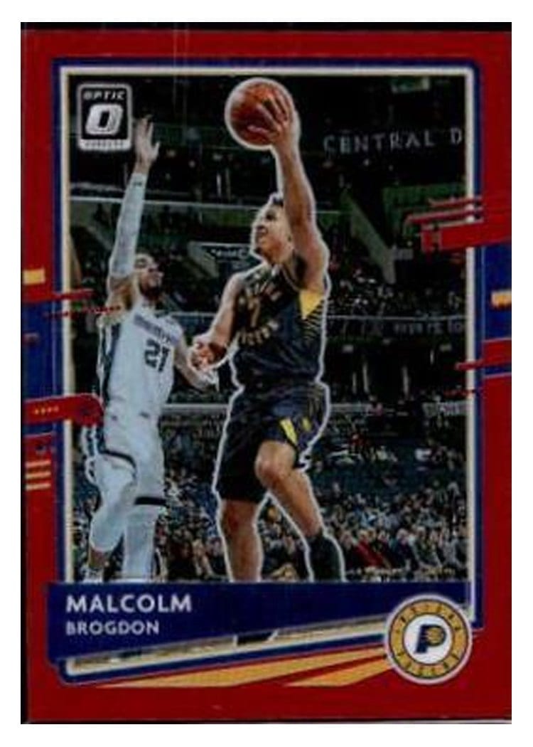 2020-21 Donruss Optic Base Set Malcolm Brogdon Red #59 card