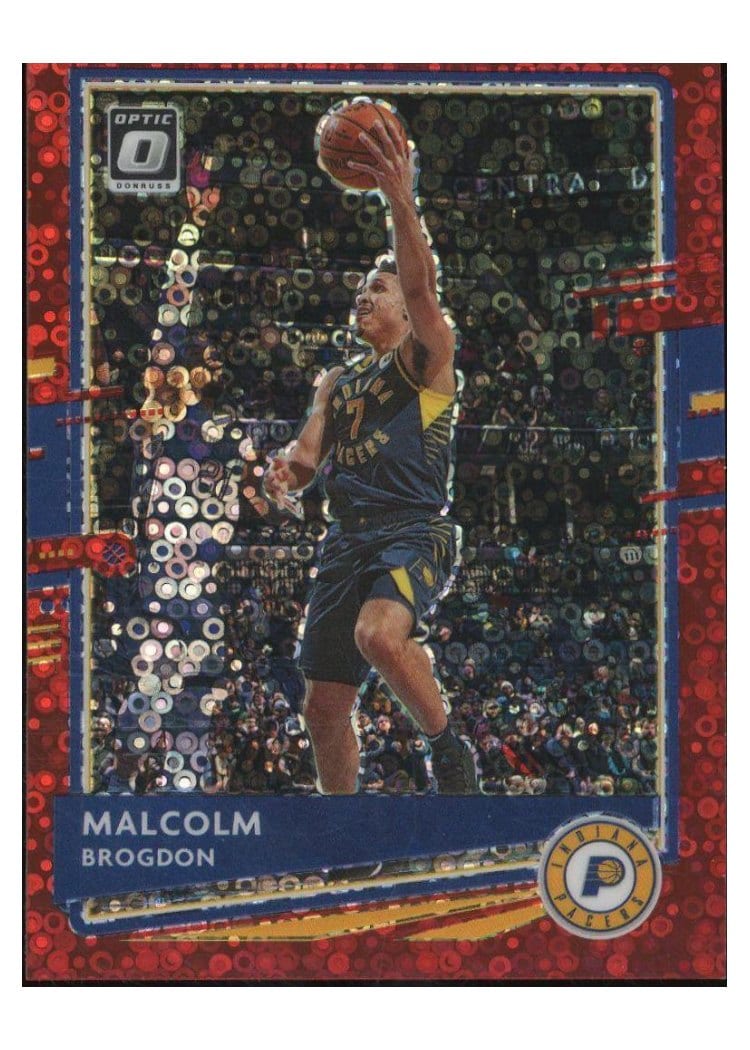 2020-21 Donruss Optic Base Set Malcolm Brogdon Fast Break Red #59 card
